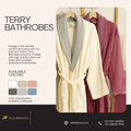 Premium 100% Cotton Terry Bathrobes