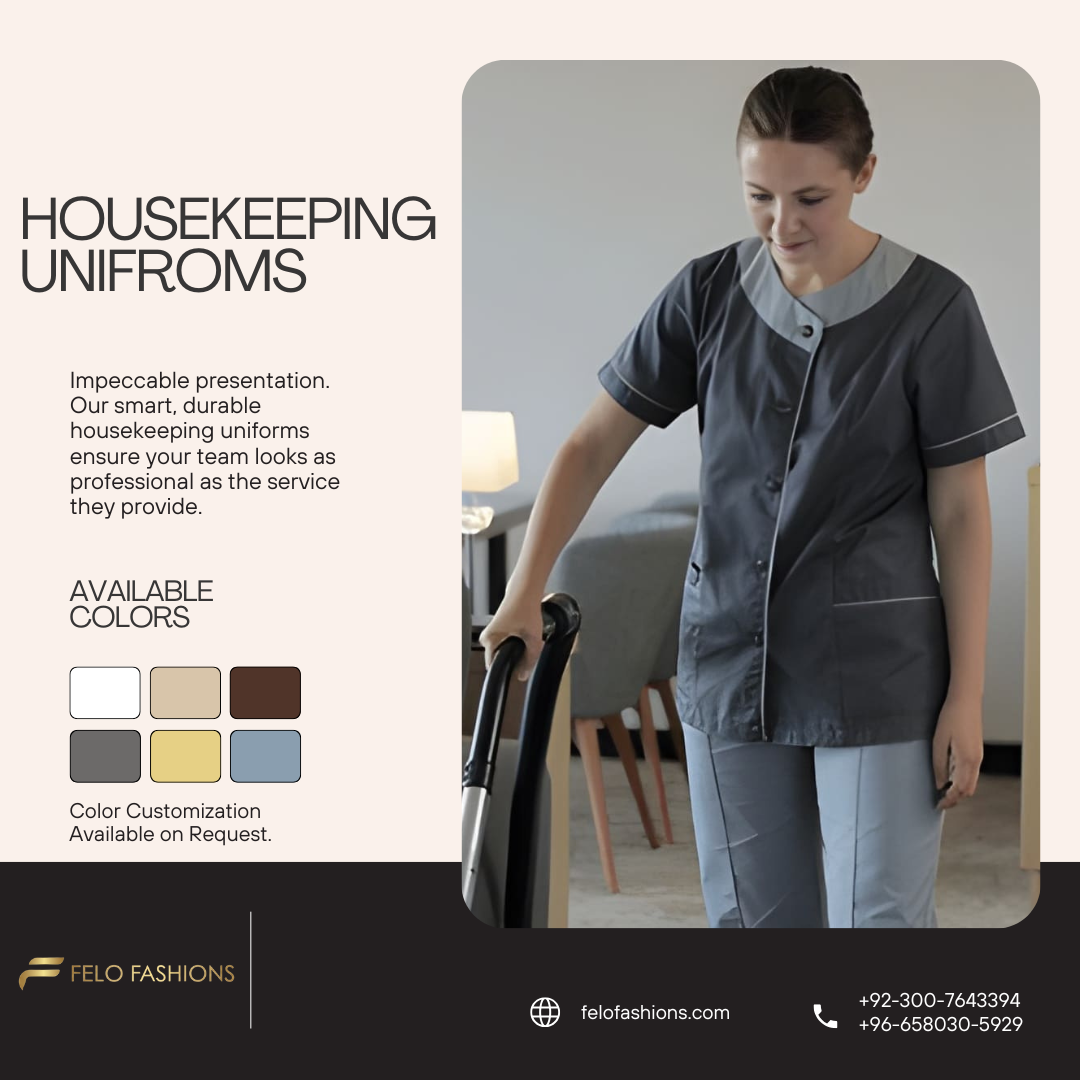Professional Housekeeping Uniforms – Comfort & Durable