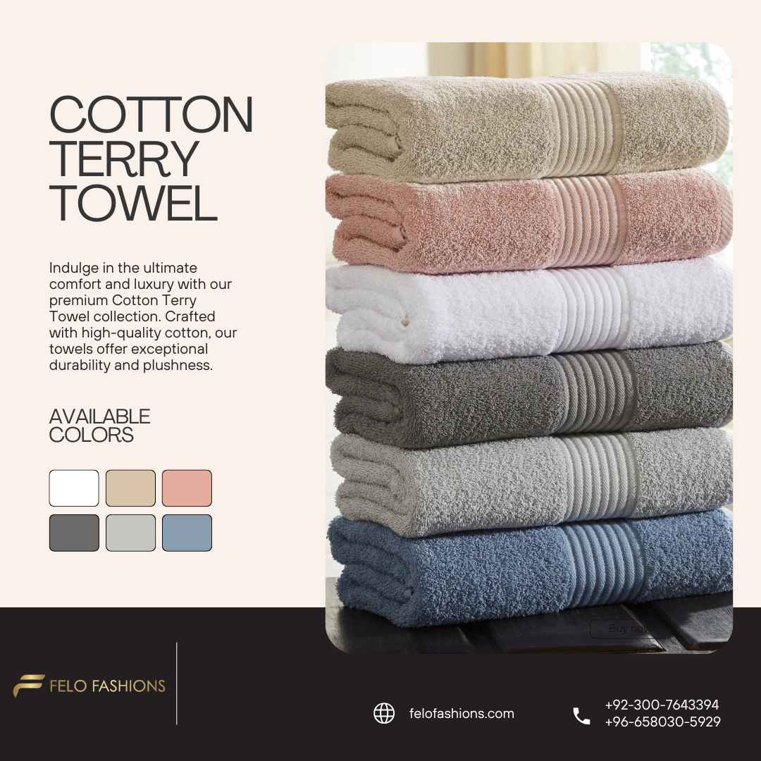 Luxury Collection – Ultra-Soft Cotton Terry Towels